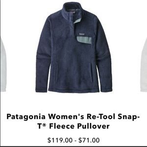 Patagonia Women's Re-Tool Snap-T® Fleece Pullover
